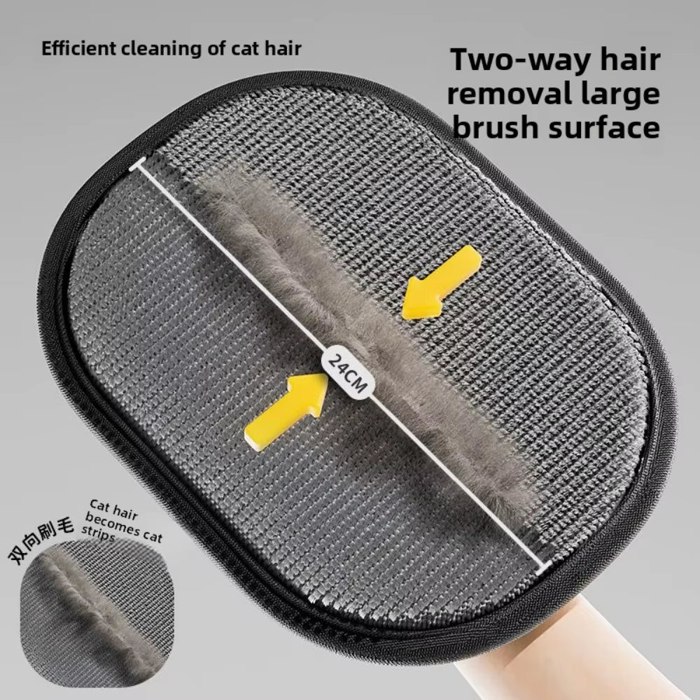 Cat Hair Cleaner Pet Gloves Household Hair Remover Cat Dog Hair Remover Brush Remover Hair Sticking Device Home Hair Scraper
